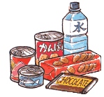 非常食品のイラスト