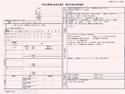 個別支援計画登録書