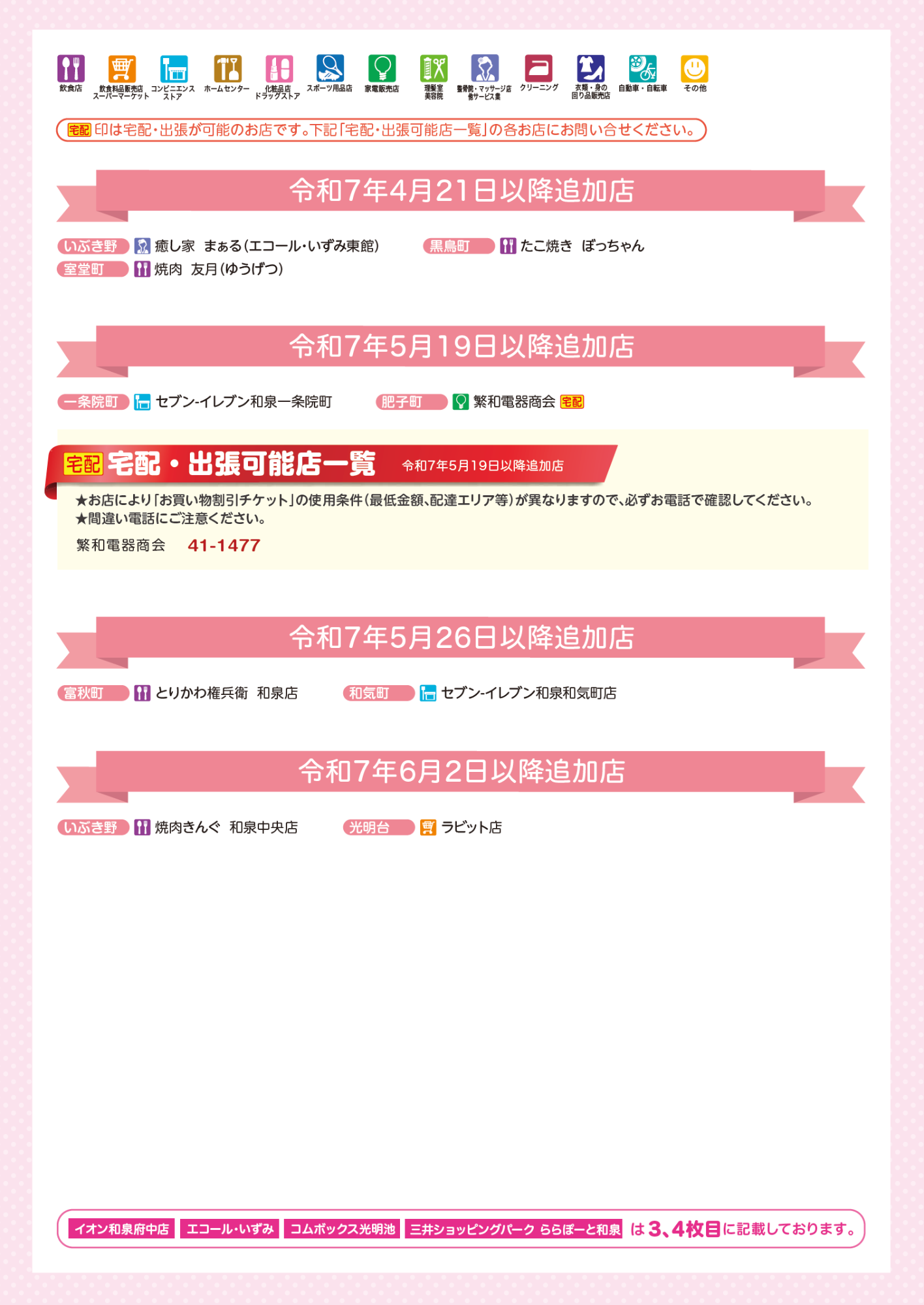 取扱店舗一覧