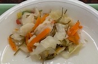 キャベツと糸昆布の柚香あえ