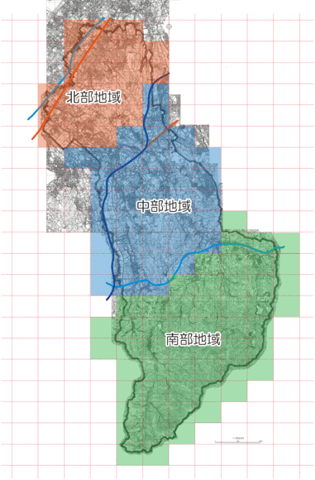 調査箇所の全体地図