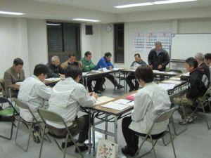 会議中の写真