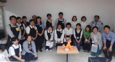 ダイエー光明池店の従業員の集合写真