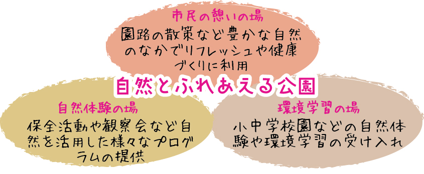 信太山丘陵里山自然公園の理念