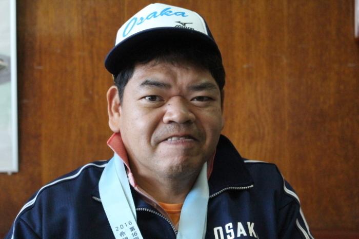 全国障害者スポーツ大会希望郷いわて大会に出場した芋野裕さんの写真