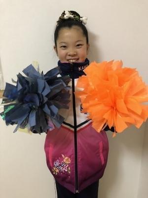 第18回全日本チアダンス選手権大会に出場したユニフォーム姿の森田夏帆さんの写真