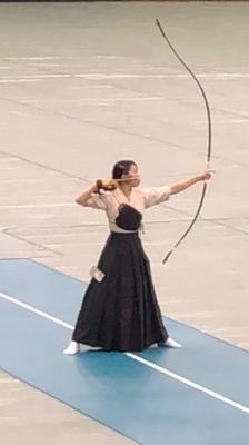 小川結花さんの試合中の様子