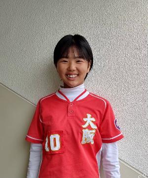 ユニホーム姿の松島さん