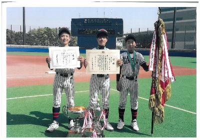 大阪泉州ボーイズの3人
