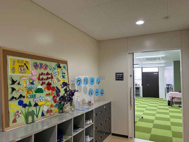 グリーンルームの入り口です