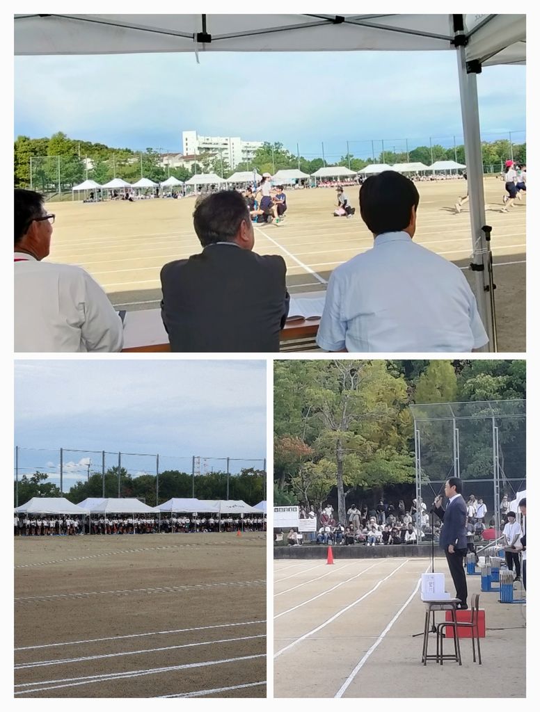 小学校陸上記録大会の様子