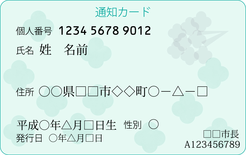 通知カード