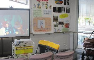 大阪母子医療センターコーナーでのパネル展示の様子