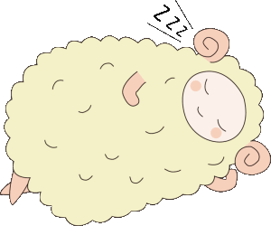 メンタルヘルスについて、睡眠障がいチェックのイラスト