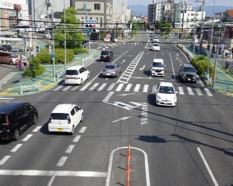 交差点の写真
