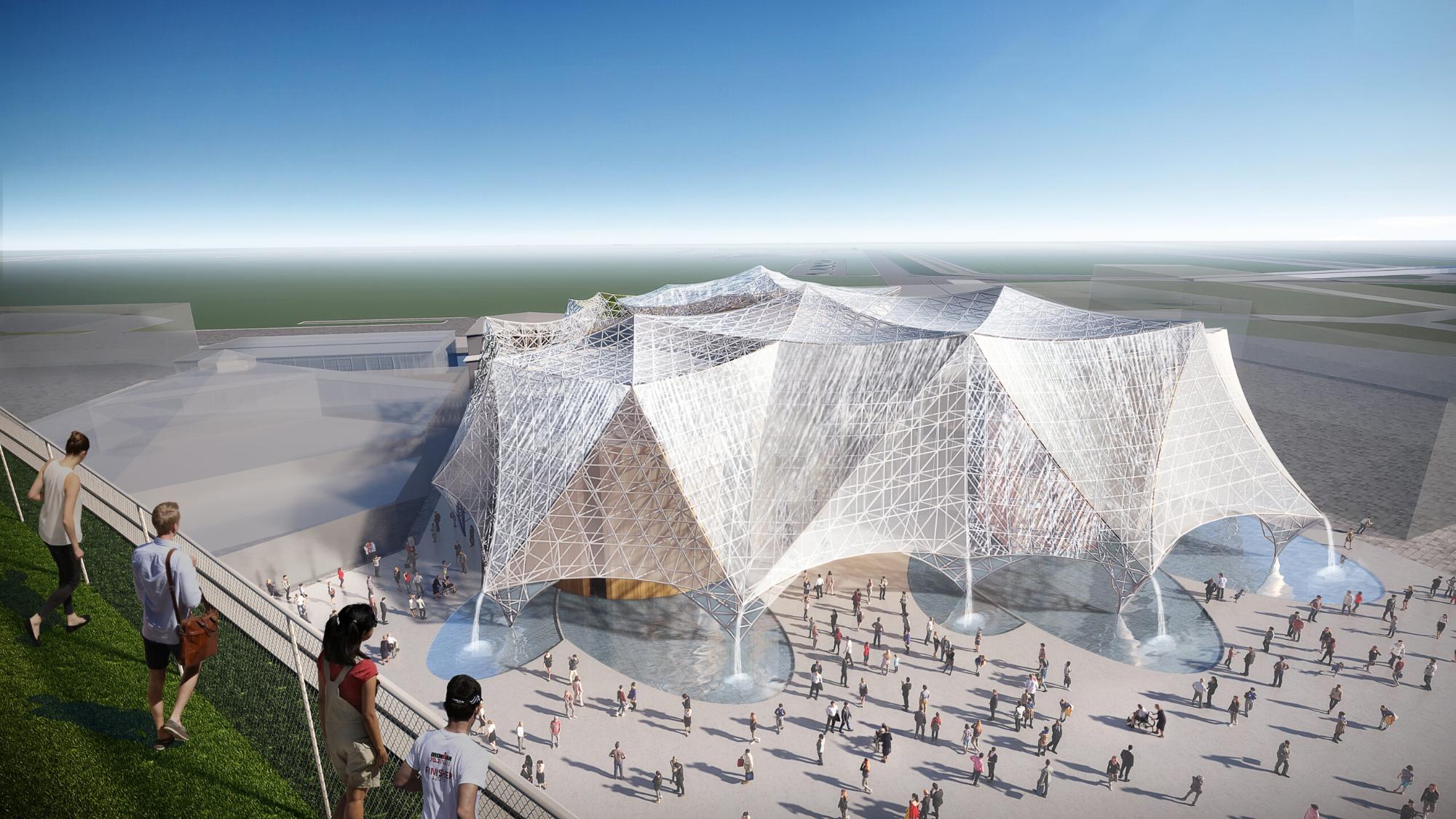 2025 大阪・関西万博ヘルスケアパビリオン屋外ステージ