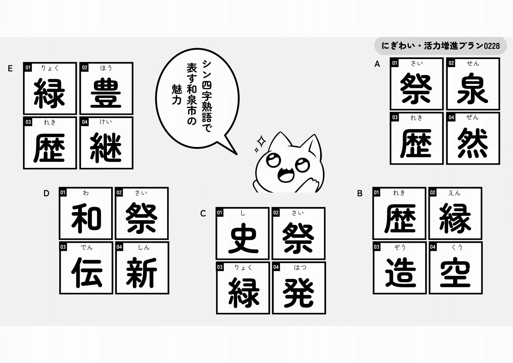ワークショップでできたシン・四字熟語