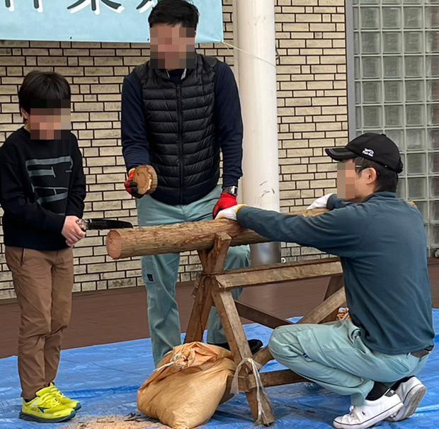 丸太切り