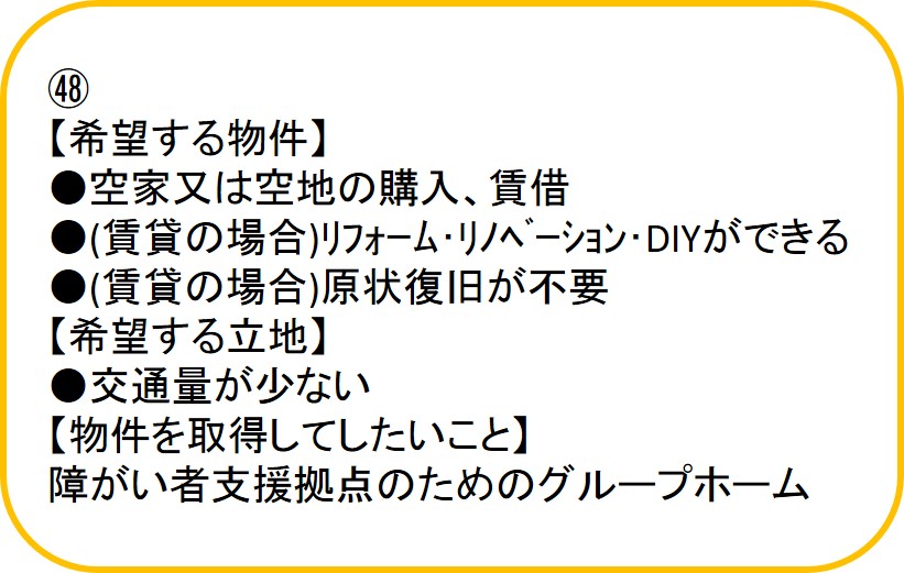 利用希望登録情報48