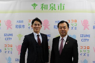 黒田さんと辻市長