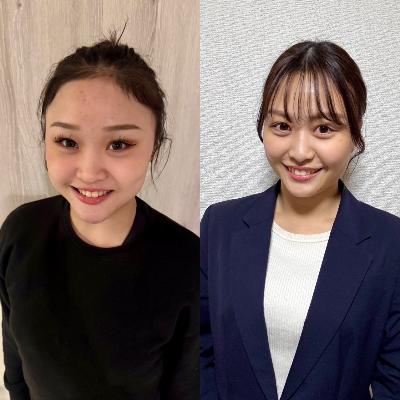 左から山田陽芽さん、山田瑠宇さん