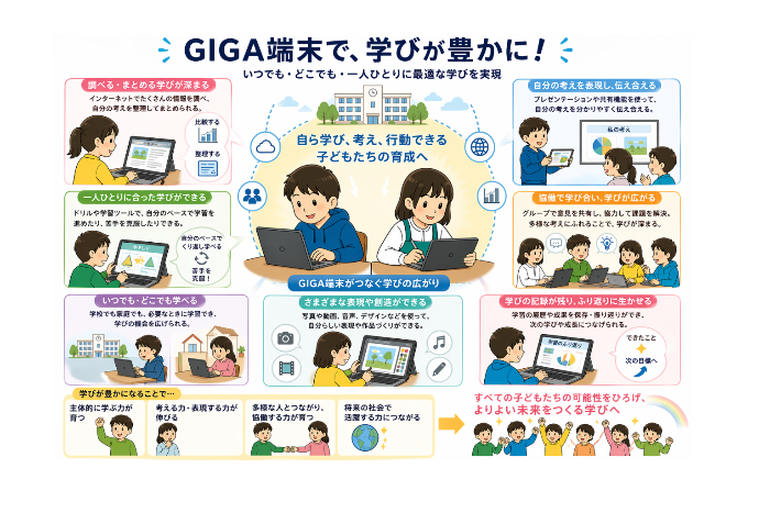 GIGA端末活用イメージ