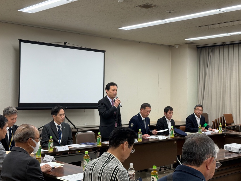 和泉市防災協議会総会の様子